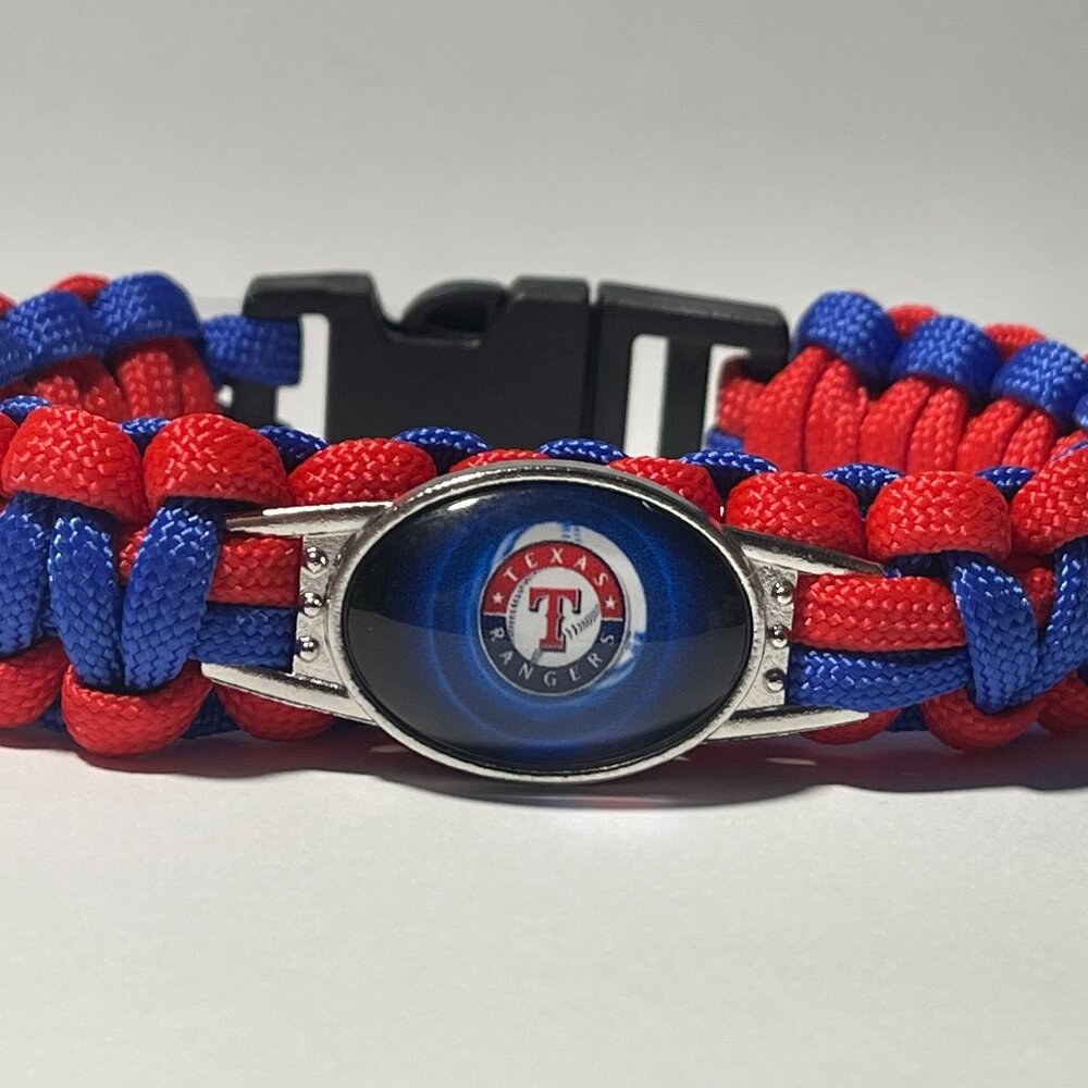 Texas Rangers MLB Paracord Bracelet NEW
